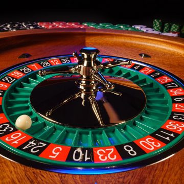 a roulette wheel