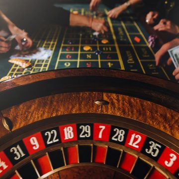 Roulette in a casino